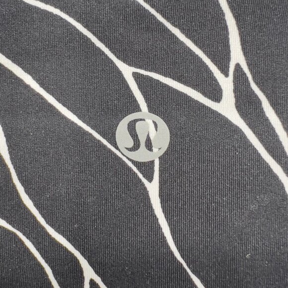 Lululemon Wunder Under Hi-Rise Rose Alpine Black White Leggings Women's 8 - Picture 8 of 10